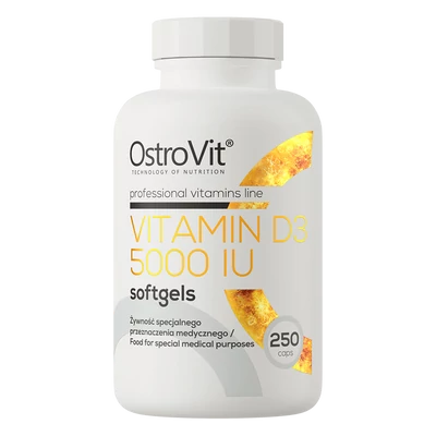 OstroVit D3-Vitamin 5000 IU - 250 lágyzelatin kapszula