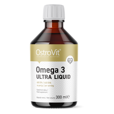 Ostrovit Omega 3 Ultra - folyékony omega 3, magas EPA és DHA tartalom.