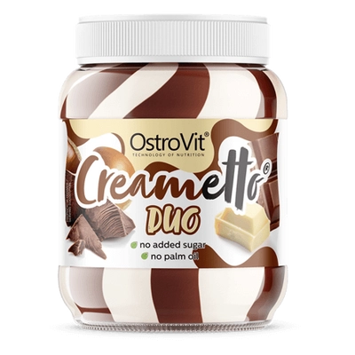 OstroVit - Creametto - Duo tejcsokoládé-mogyoró krém - 350g 