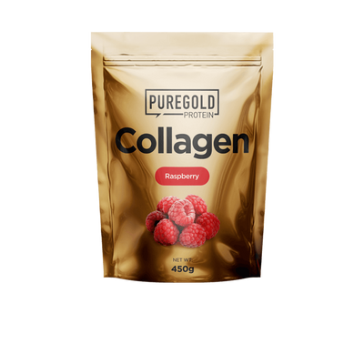 Pure Gold - Collagen - Marha kollagén italpor - Málnás - 450g