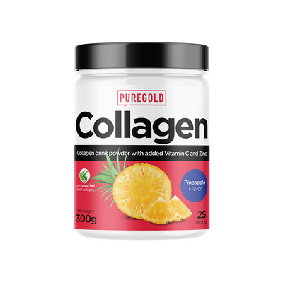 Pure Gold - Collagen Marha kollagén italpor - Ananász - 300 g