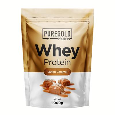 Pure Gold Protein - Whey Protein - fehérje koncentrátum, sós-karamellás ízű,  1kg