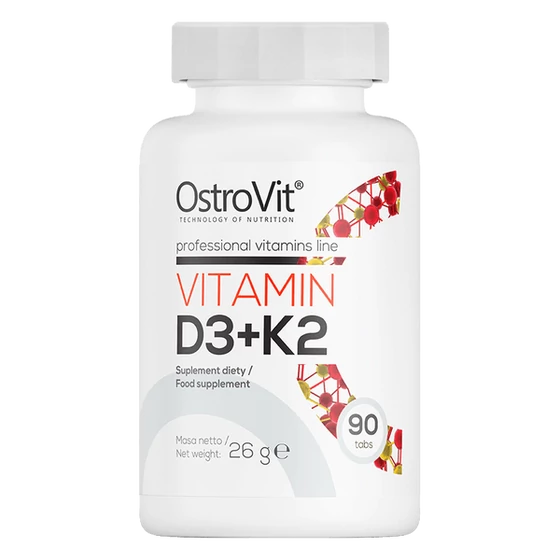 OstroVit - D3-Vitamin + K2-Vitamin - D3+K2 - 90 tabletta