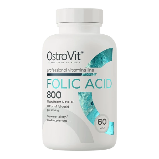 OstroVit - Folát (folsav) 800 μg - Folic acid - 60 kapszula