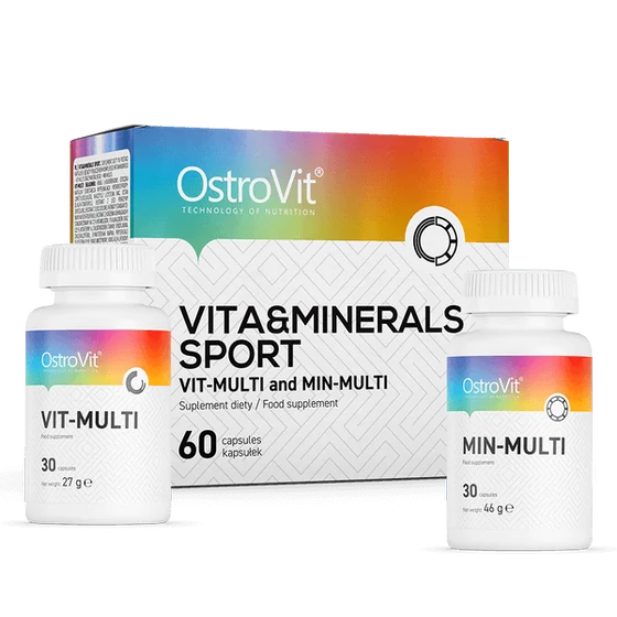 OstroVit - VITA & MINERALS Sport - Multivitamin pakk - 60 kapszula