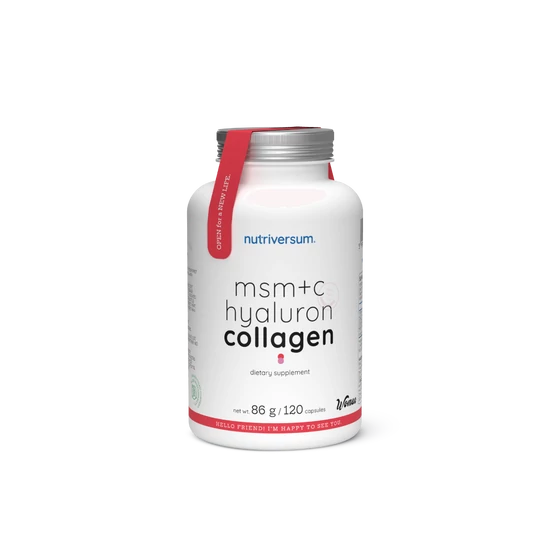 Nutriversum - MSM+C Hyaluron Collagen - 120 kapszula