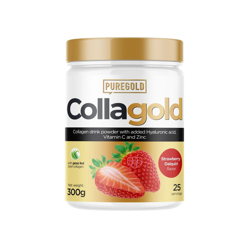 Pure Gold - CollaGold - Marha és Hal kollagén, hialuronsavval - 300 g
