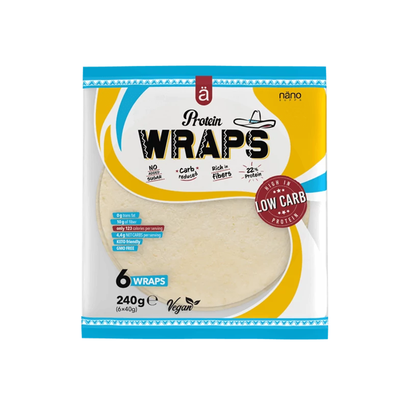 Näno Supps Protein Wraps - Fehérjés tortilla - 240 g