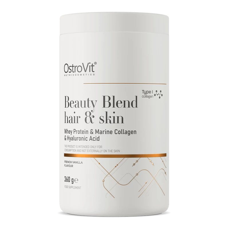 OstroVit Beauty Blend Hair & Skin - Vanília - 360 g 