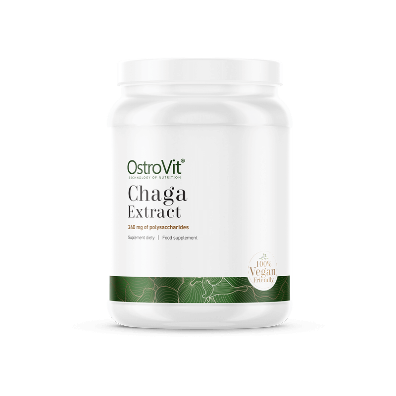 OstroVit - Chaga Extract Powder - Hamvaskéreg gomba por - 50 g
