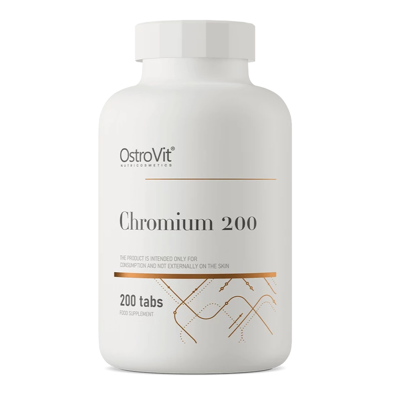 OstroVit - Chromium 200 μg - króm-pikolinát (króm) - 200 tabletta