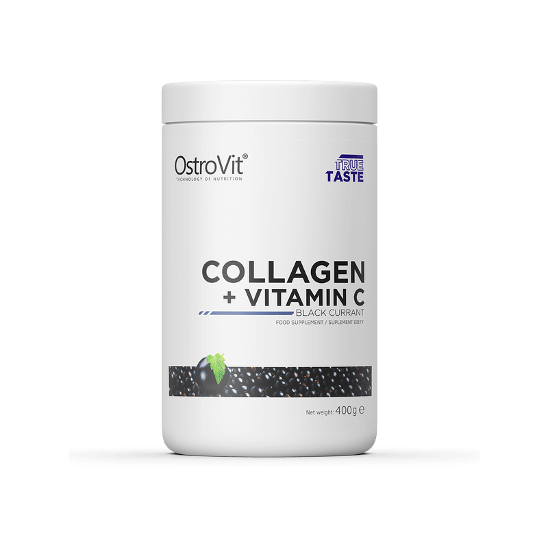 OstroVit- Collagen+C-vitamin - kollagén por - feketeribizli ízű -  400g