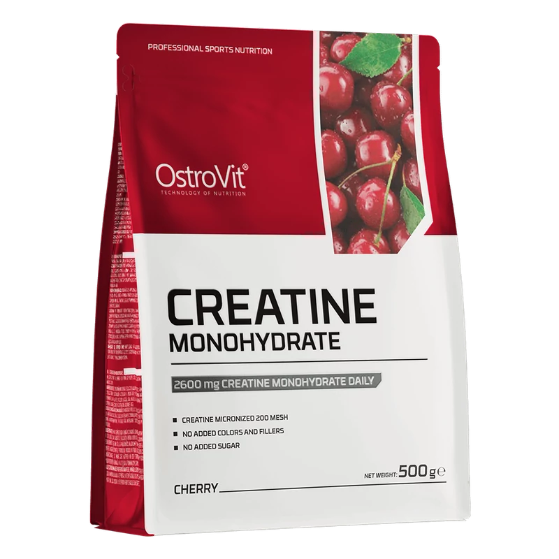 OstroVit - Creatine Monohydrate - Cseresznye - 500 g