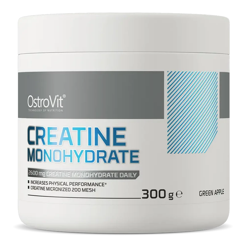 OstroVit - Creatine Monohydrate - Zöld alma - 300 g