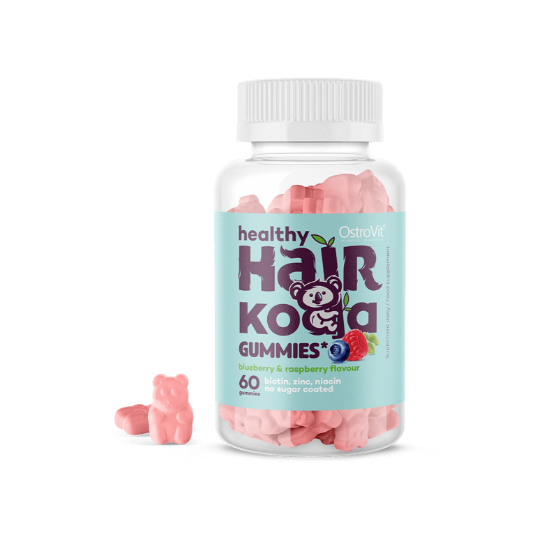 OstroVit Healthy Hair Koala hajvitamin gumicukor, 60db