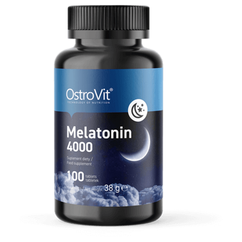 OstroVit Melatonin 4000 mcg - alvássegítő - 100 tabletta