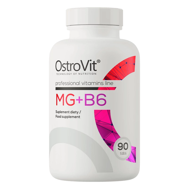 OstroVit Mg + B6 - Magnézium + B6-vitamin - 90 tabletta