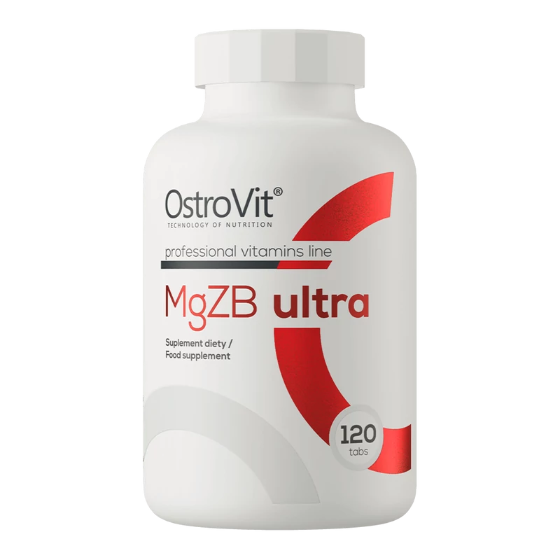 OstroVit MgZB Ultra - Magnézium + Cink + B6-vitamin - 120 tabletta
