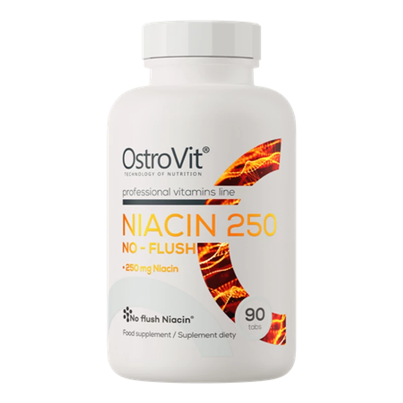 OstroVit - Niacin 250 - NO FLUSH - 90 tabletta