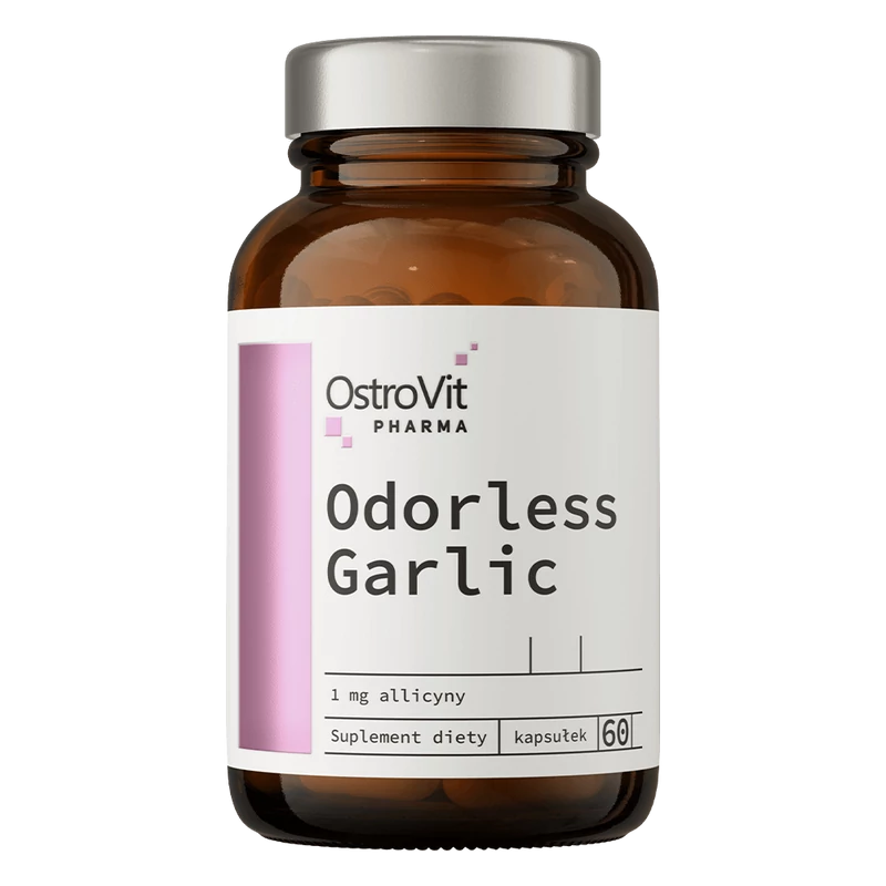 OstroVit - Odorless Garlic - Szagtalanított fokhagyma - 60 kapszula