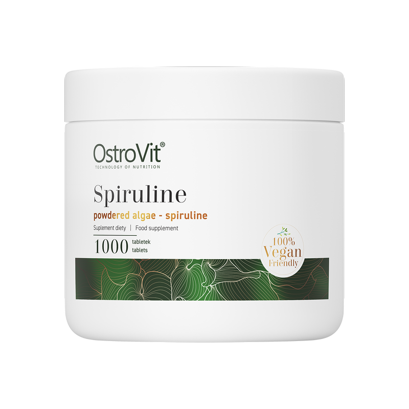 OstroVit - spirulina alga tabletta, vegán, 1000 db-os kiszerelés