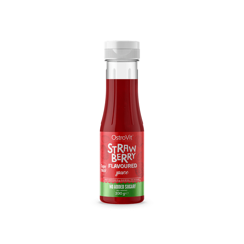 OstroVit - Strawberry Sauce - Eper ízű szirup - 330 g