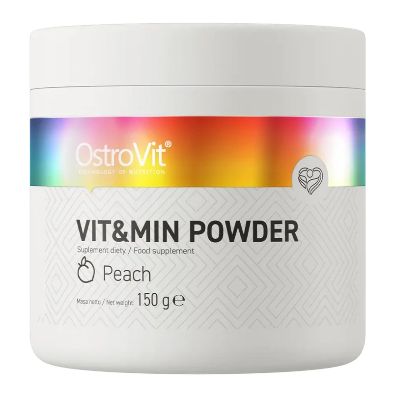 OstroVit VIT&MIN Powder - Multivitamin italpor - Barack ízű - 150 g