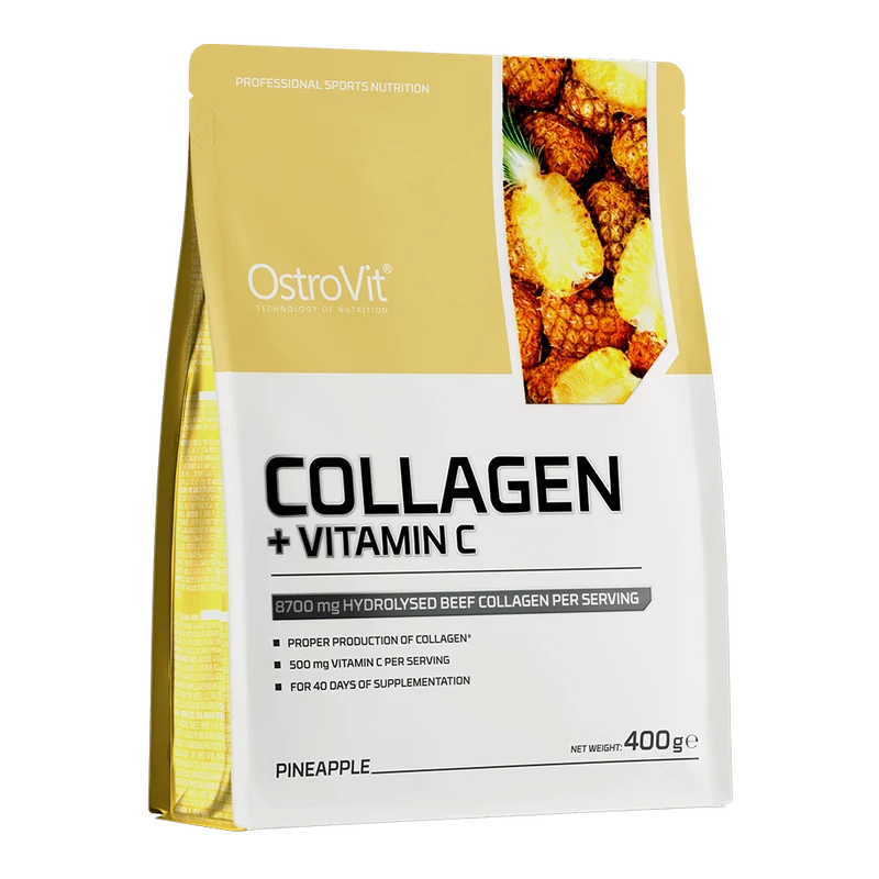 OstroVit - Kollagén + C-vitamin - Ananász ízű - 400g