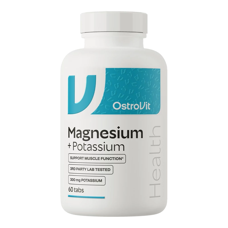 OstroVit Magnesium + Potassium - Magnézium + Kálium - 60 tabletta