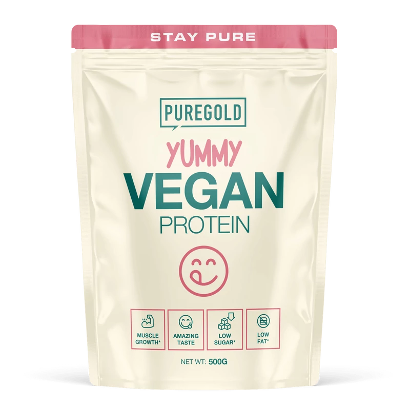 Pure Gold Protein - Yummy Vegan Protein - Csoki-cseresznye - 500g 
