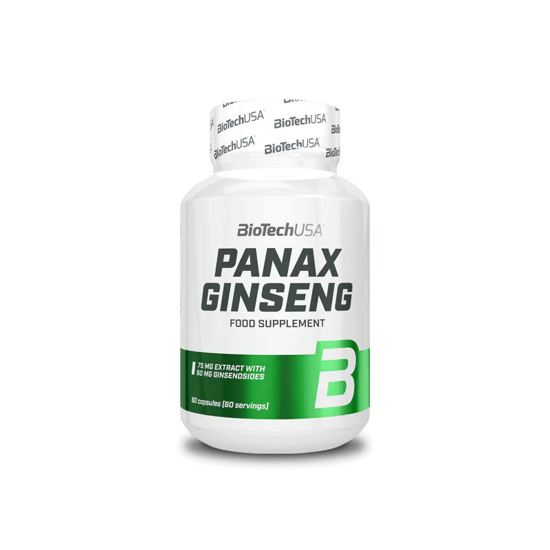 BiotechUSA - Panax Ginseng - 60 kapszula