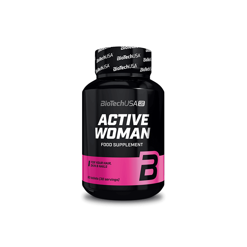 BiotechUSA - Active Woman 60 tabletta, női vitamin
