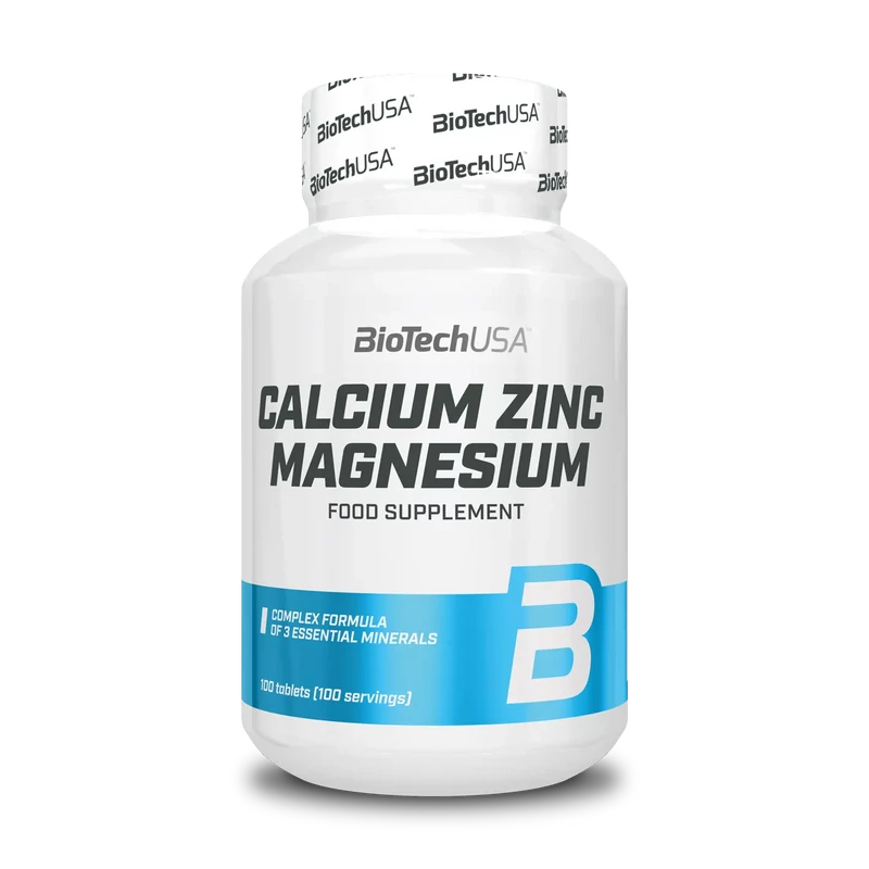 BiotechUSA - Calcium Zinc Magnesium - 100 tabletta