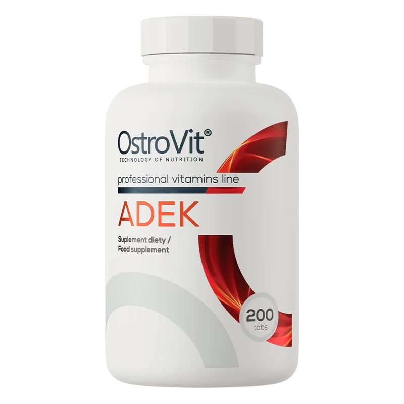 OstroVit - ADEK - Zsírban oldódó vitaminok - 200 tabletta