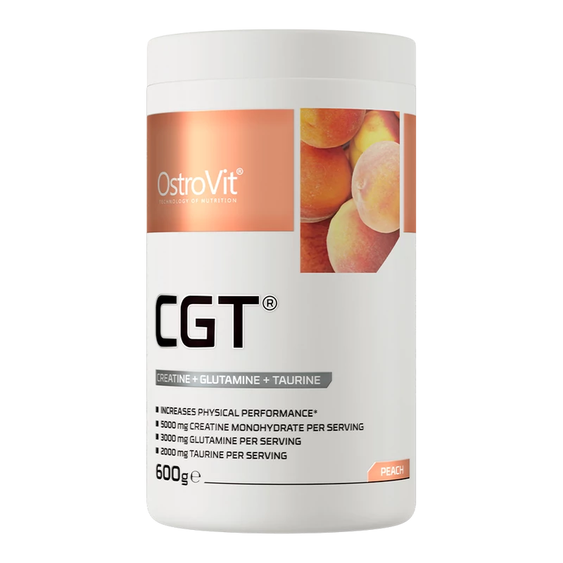 OstroVit CGT - Barackos - Kreatin + L-glutamin + Taurin - 600 g 