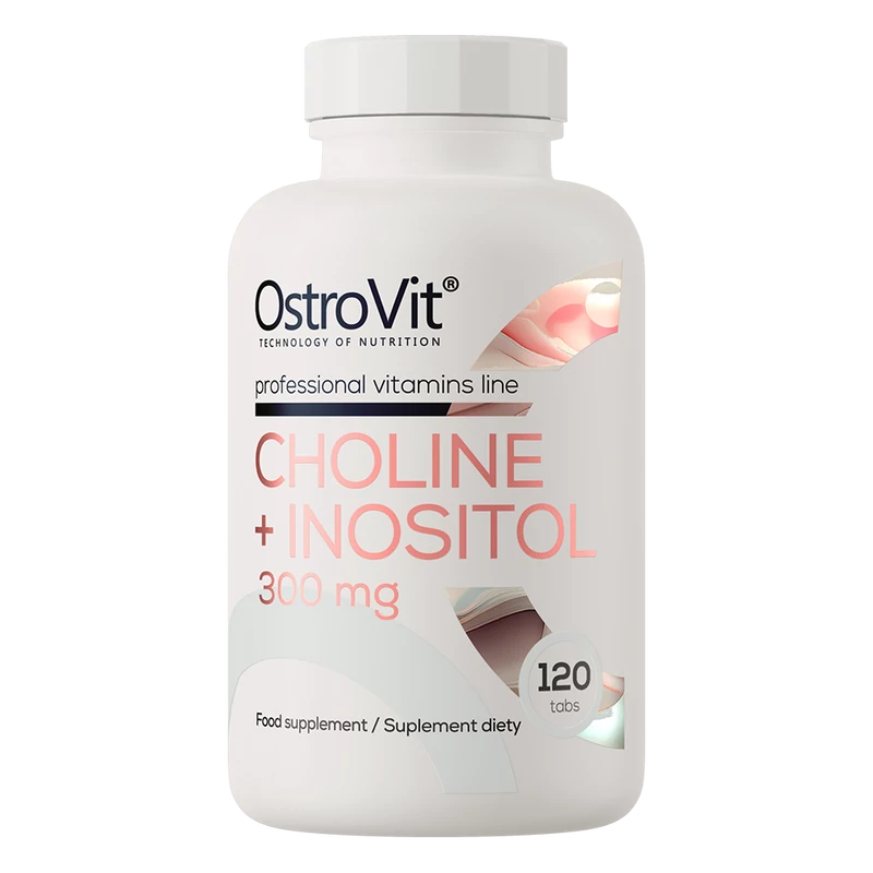 OstroVit Choline + Inositol 300 mg – Kolin + mio-inozitol 120 tabletta