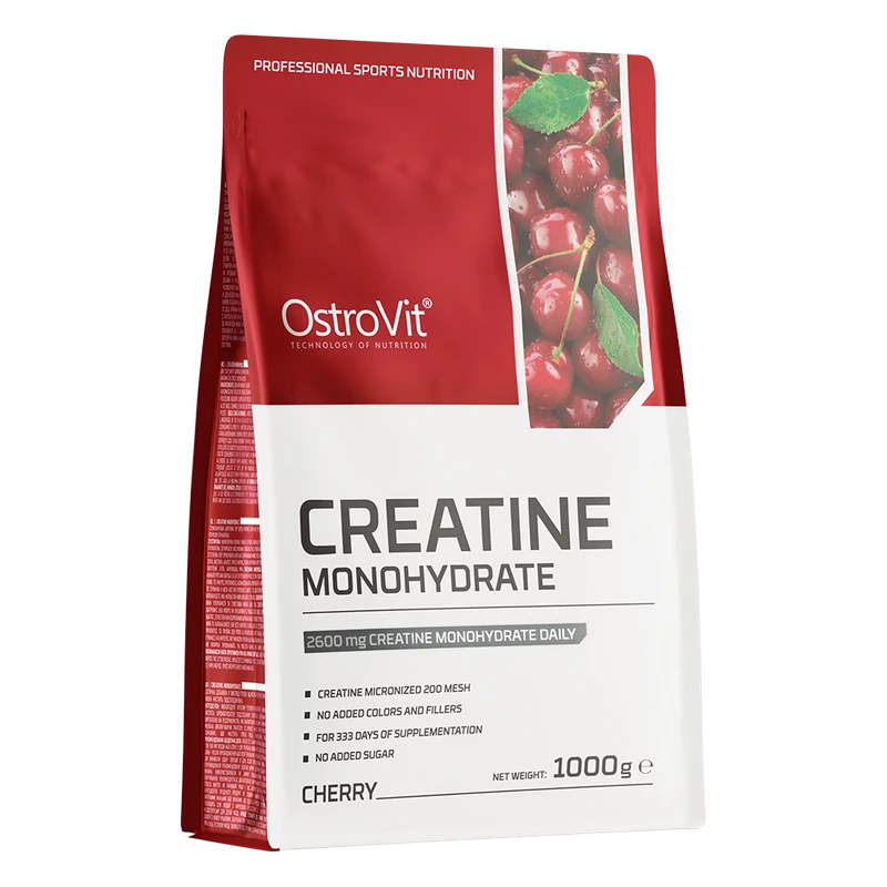 OstroVit - Creatine Monohydrate - Cseresznye - 1000 g