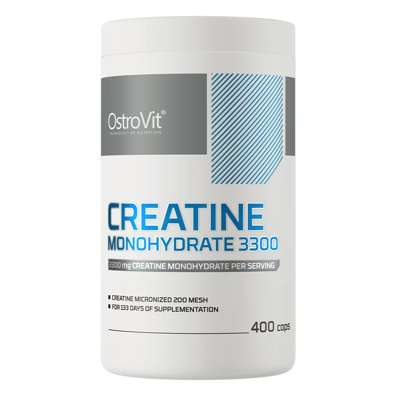 OstroVit Creatine Monohydrate 3300 mg - 400 kapszula