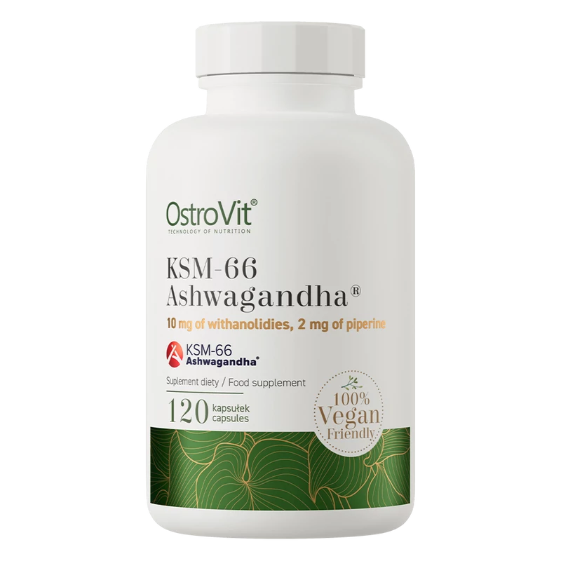 OstroVit KSM-66 Ashwagandha® (vegán) 120 kapszula