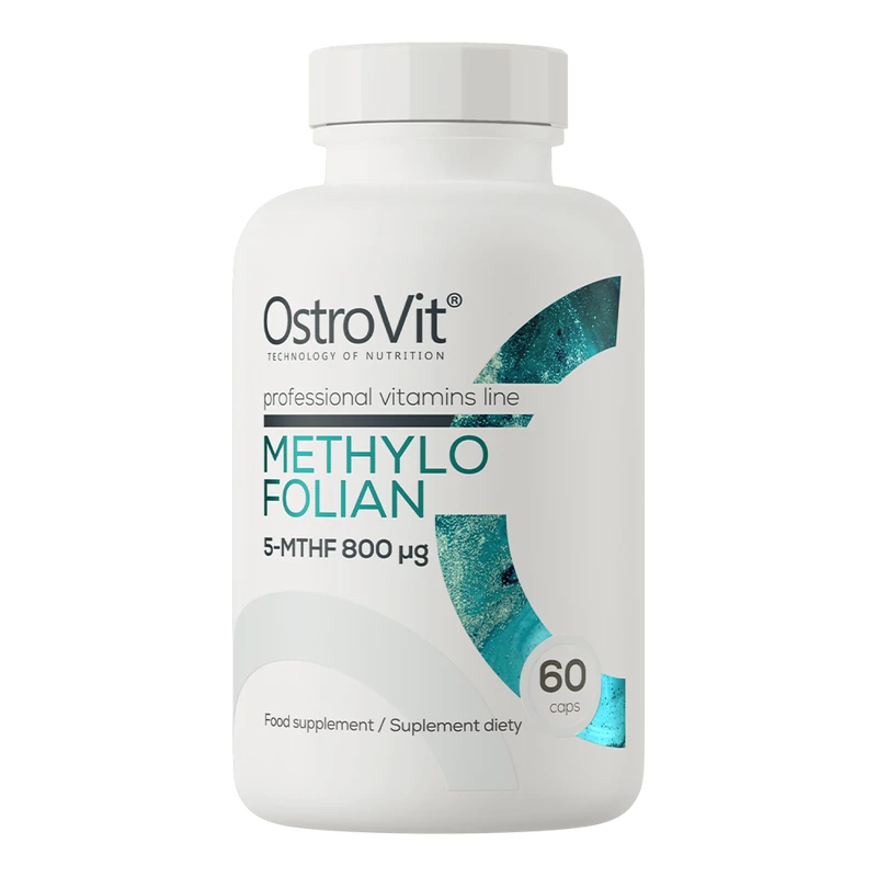 OstroVit - Folát (folsav) 800 μg - Metilfolsav 5-MTHF - 60 kapszula