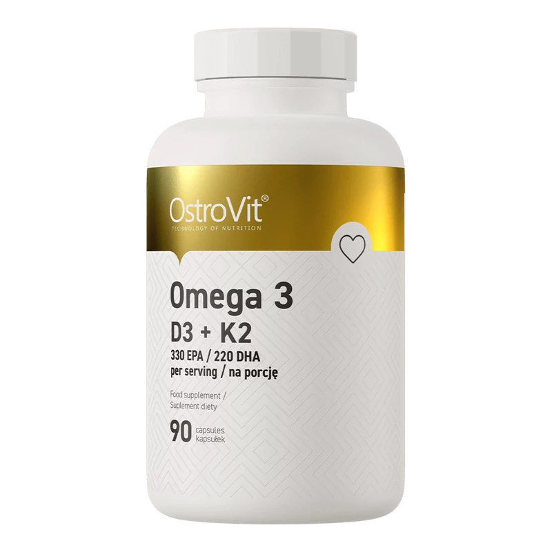 OstroVit - Omega 3 D3+K2 - 90 kapszula