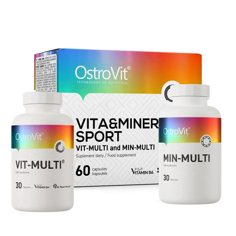 OstroVit VITA&MINERALS Sport multivitamin - 60 kapszula