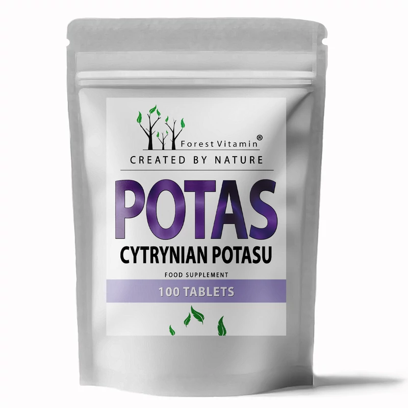 Forest Vitamin® Potassium Citrate – Kálium citrát - 100 tabletta