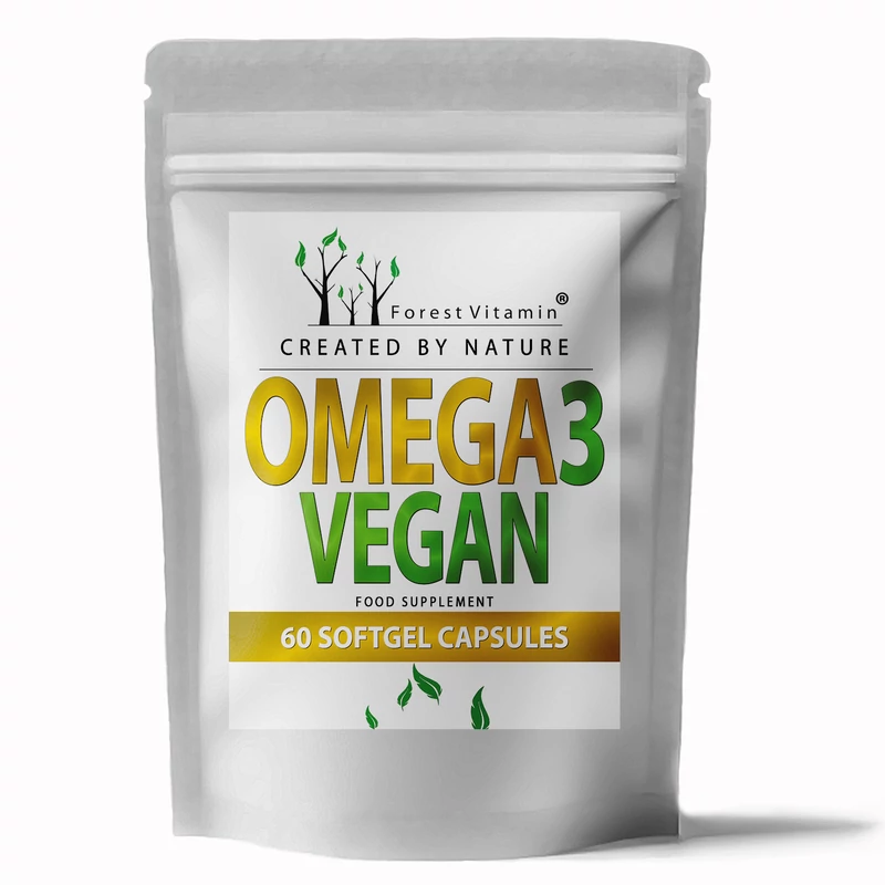Forest Vitamin® Omega 3 Vegan – Vegán Omega 3 - 60 kapszula