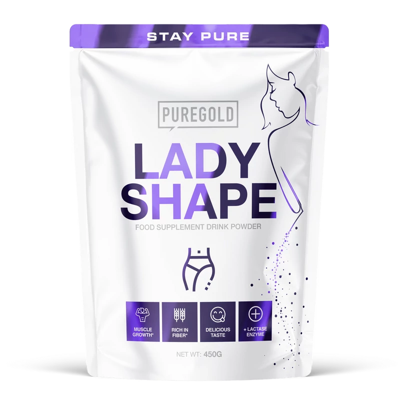 Pure Gold - Lady Shape Shake - Tejcsokoládé - 450 g
