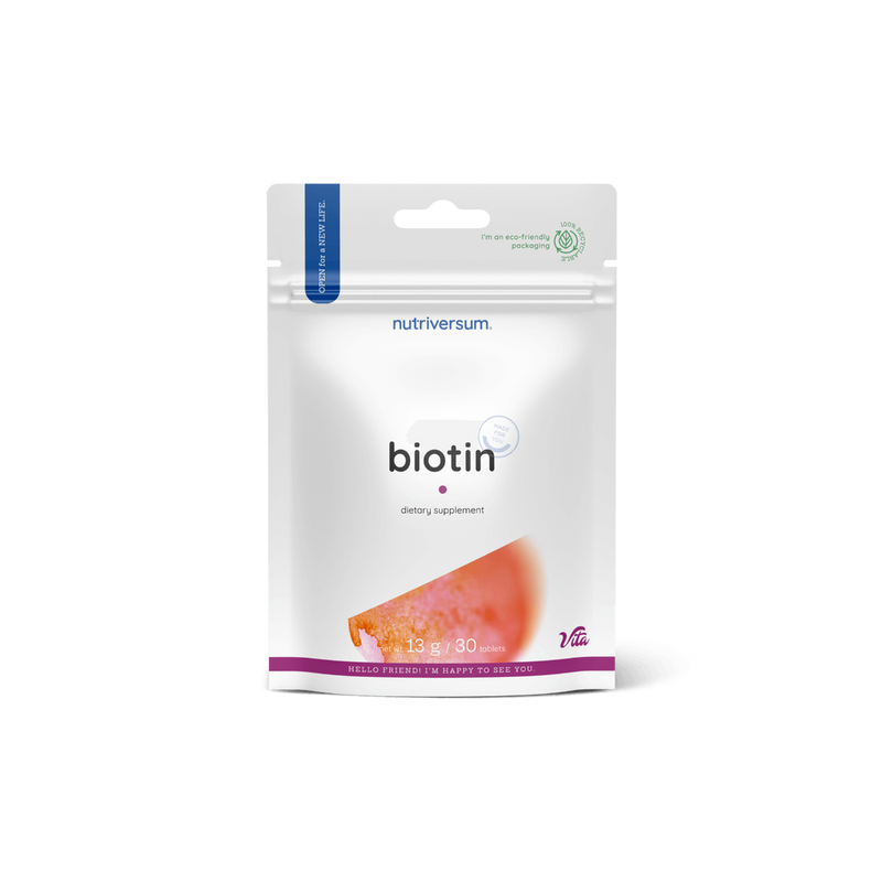 Nutriversum Biotin 30 tabletta