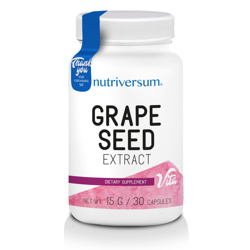 Nutriversum - Grape Seed - Szőlőmag kapszula - 30 kapszula