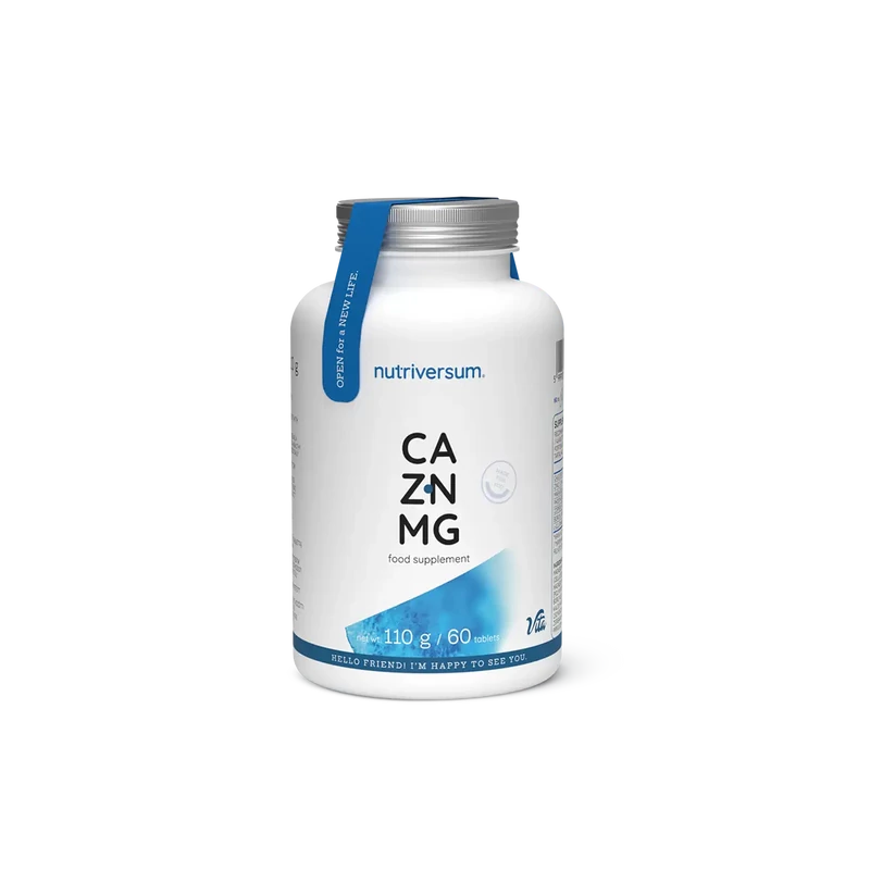 Nutriversum - CA-ZN-MG - Kalcium-Cink-Magnézium - 60 tabletta