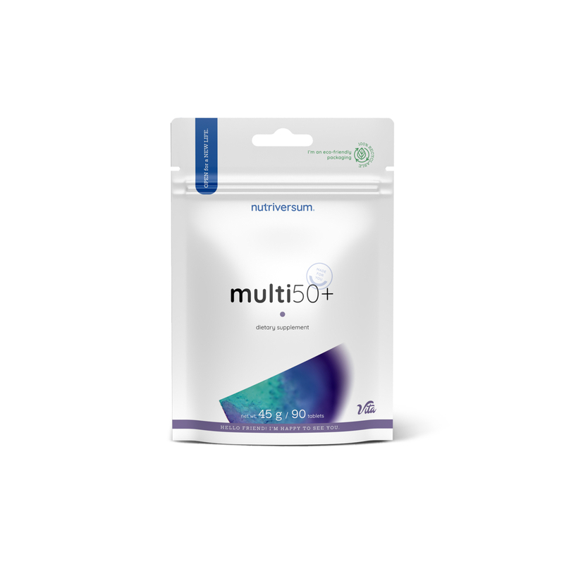 Nutriversum - Multi50+ - 90 tabletta