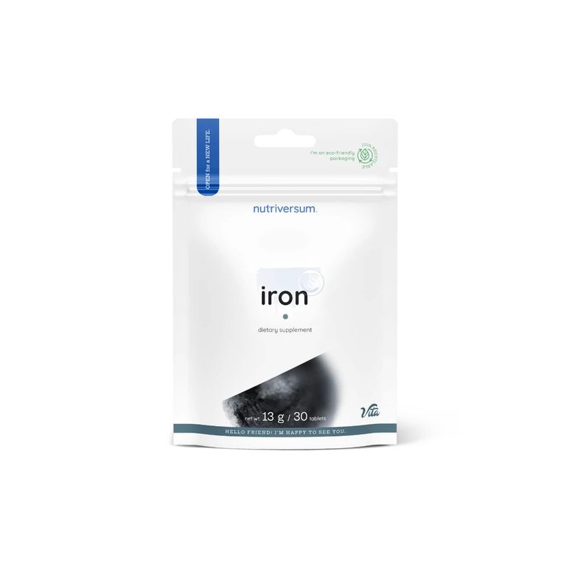 Nutriversum Iron - vas késztmény - 30 tabletta